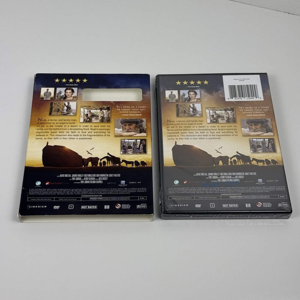 Noah's Ark (DVD) David Threlfall, Joanne Whalley, Nico Mirallegro, New Sealed - Picture 2 of 6